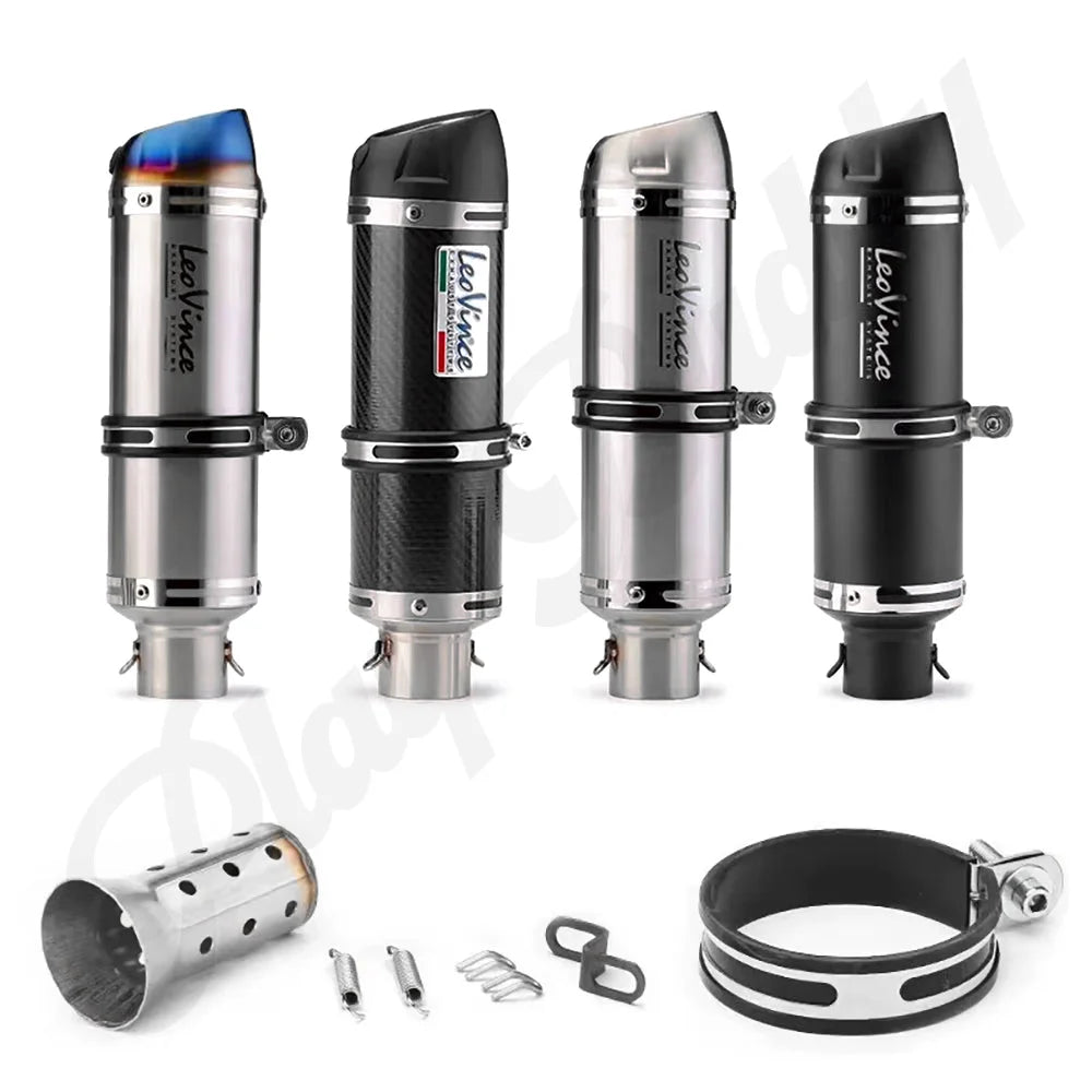 51mm Motorcycle Exhaust Muffler Pipe LeoVince Escape Moto With DB Killer for Z10 Exhaust