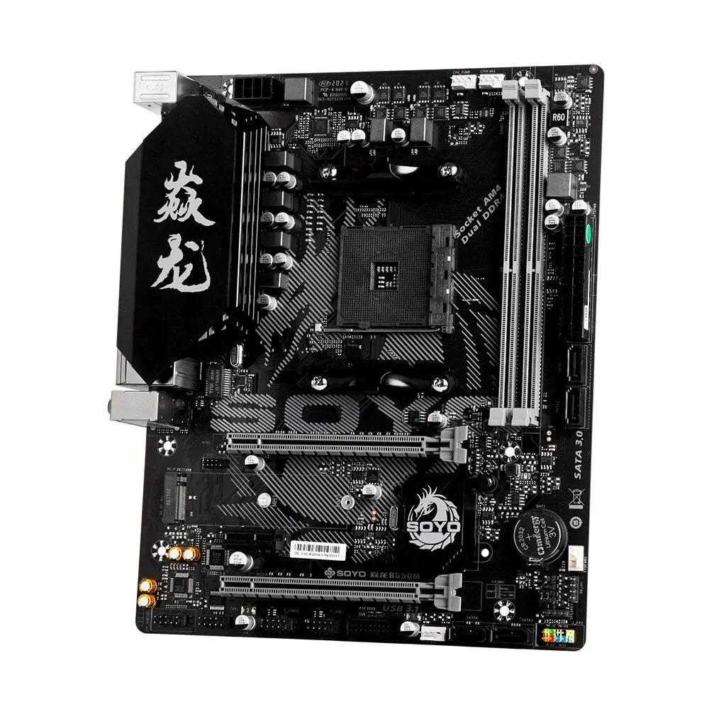 AMD B550M mATX Motherboard DDR4 M.2 NVMe for AM4 Ryzen R3 R5 R7 3000-5000 CPUs AMD B550M Motherboard