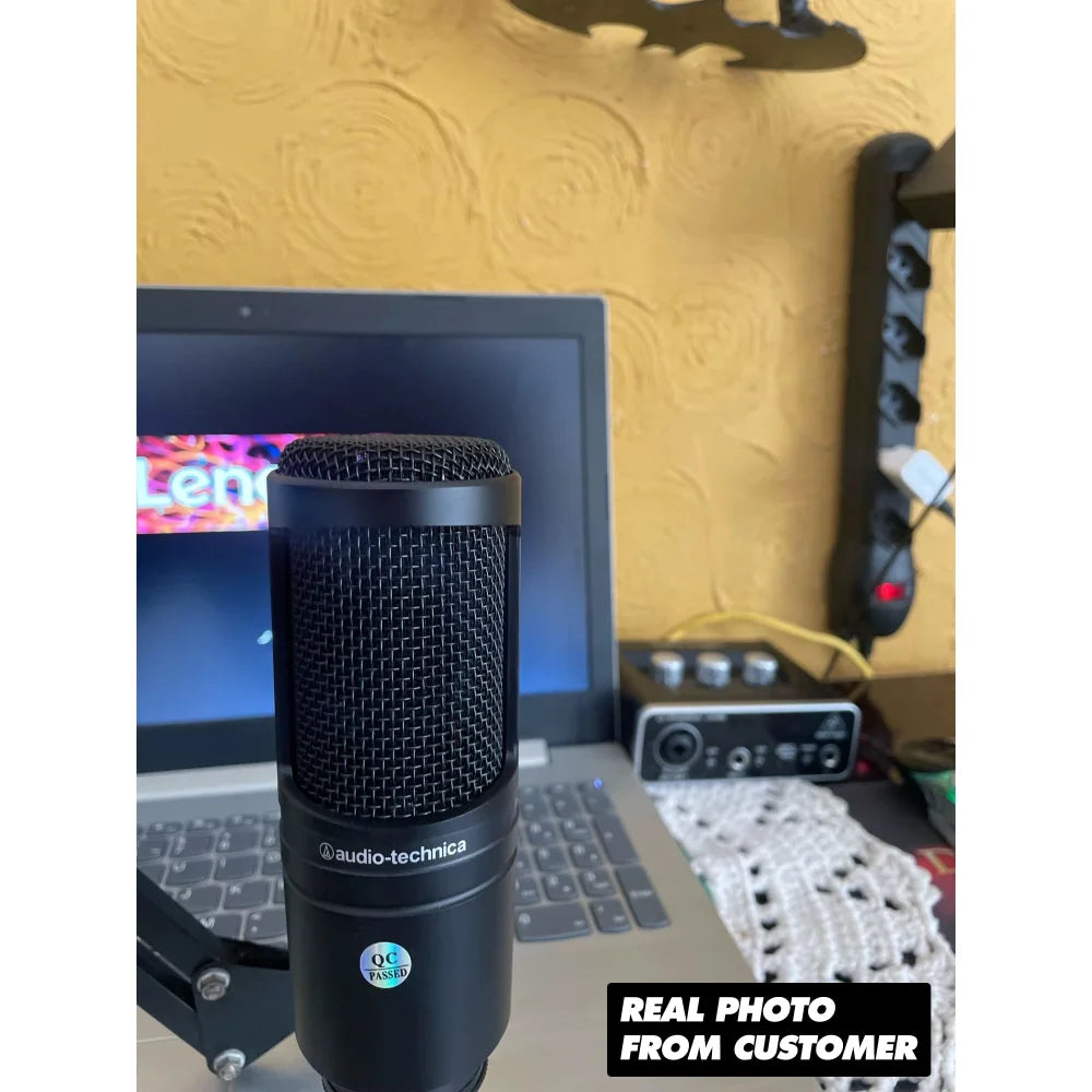 AT-2020 Cardioid Condenser Professional Microphone for Studio & Gaming Mic AT-2020 Microphone Microphone
