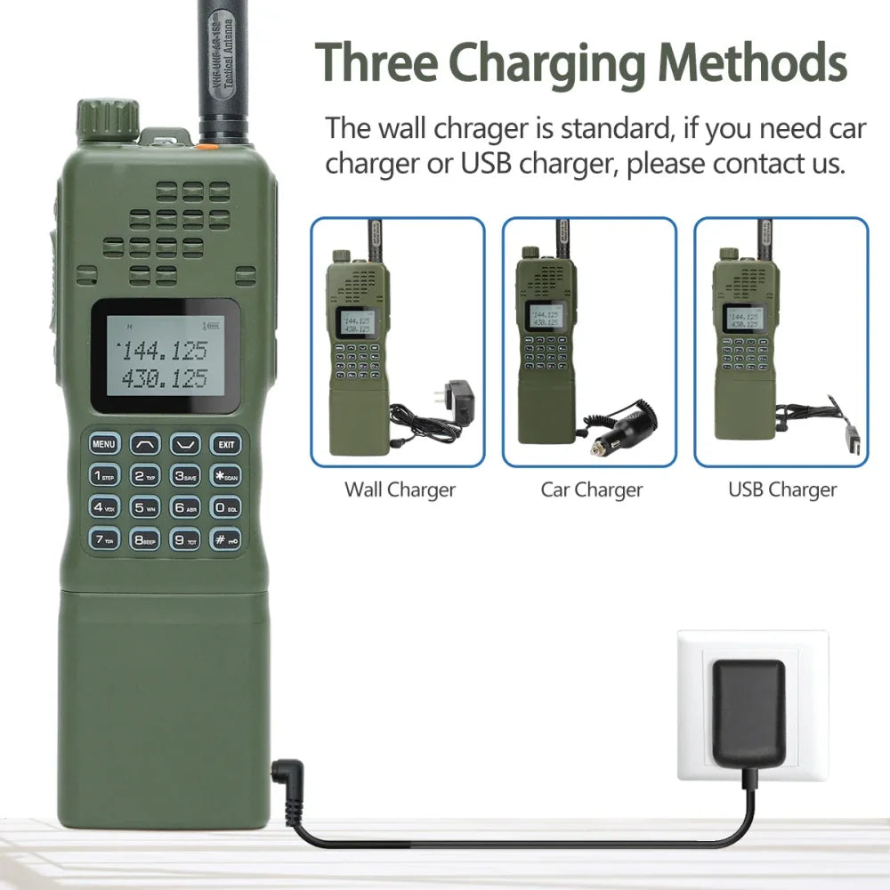 Baofeng AR-152 15W Walkie Talkie Two Way Radio 12000mAh Tactical Long Range Walkie Talkie