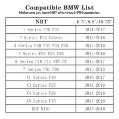 BMW NBT F Series Wireless Apple CarPlay & Android Auto Integration Kit Retrofit NBT / BMW Apple CarPlay & Android Auto