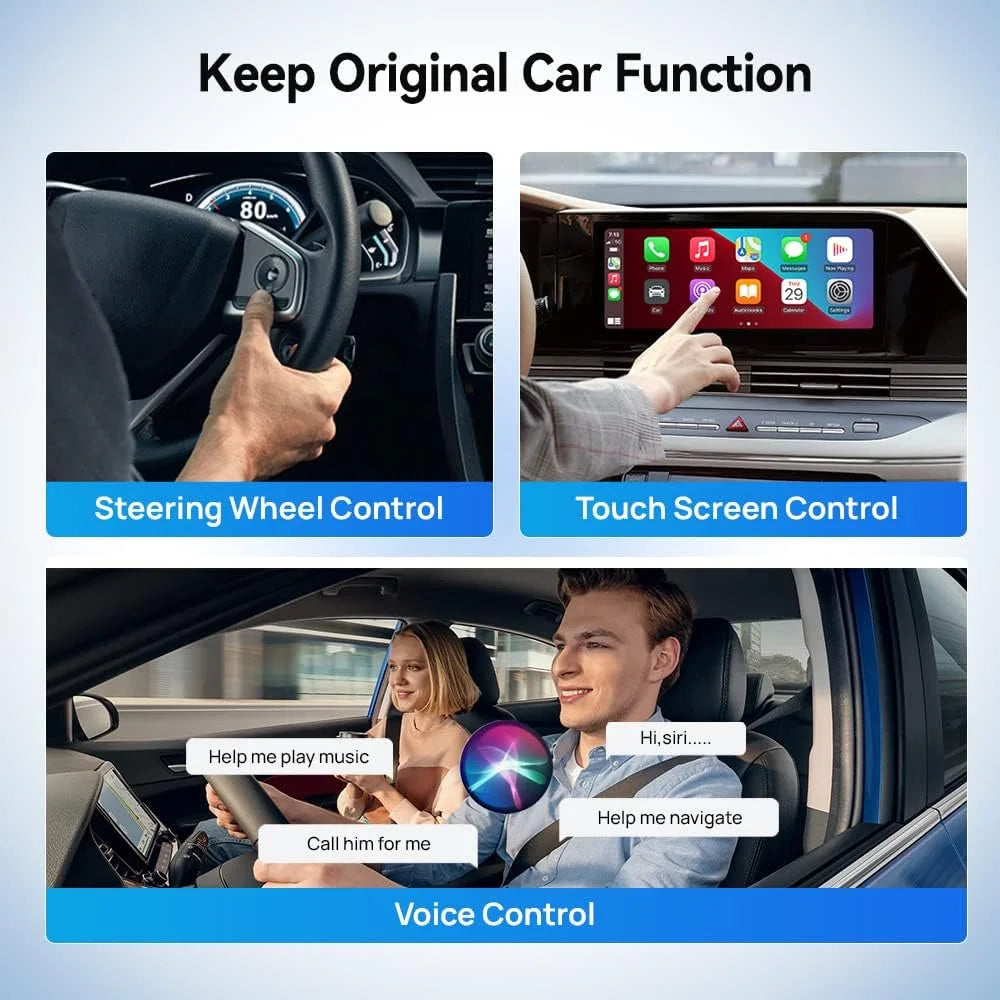 CarlinKit Android 13 Wireless CarPlay AI Box Android Auto w/ Netflix YouTube Apple CarPlay & Android Auto