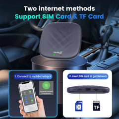 CarlinKit Android 13 Wireless CarPlay AI Box Android Auto w/ Netflix YouTube Apple CarPlay & Android Auto