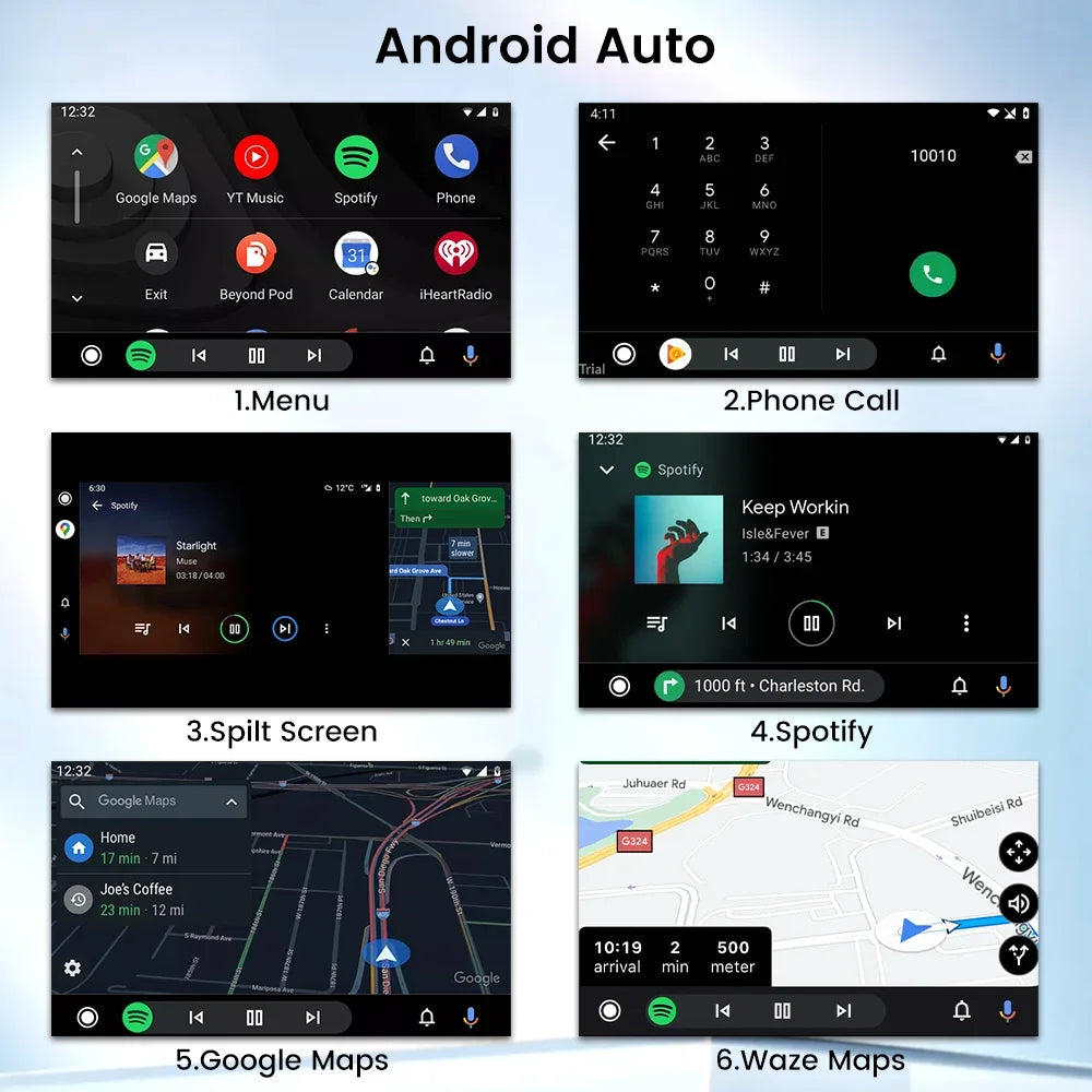 CarlinKit USB CarPlay Dongle Adapter for Android iOS Car GPS Navigation Player Wireless CCPA Apple CarPlay & Android
