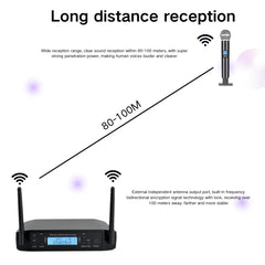 GLXD4 Professional Wireless UHF Handheld Microphone System for Stage Black Microphone