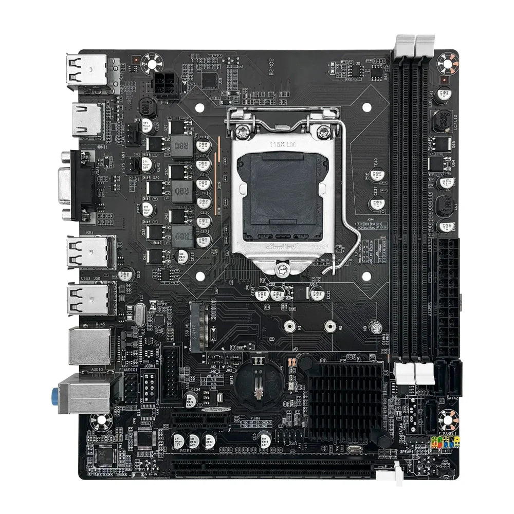 H61 Intel LGA1155 Motherboard DDR3 RAM M.2 NVMe SDD for 2nd 3rd Gen Intel CPUs H61 LGA1155 Motherboard