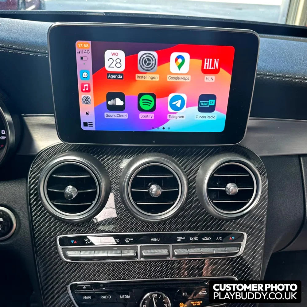 Mercedes Wireless Apple CarPlay Android Auto Retrofit A B C E Class NTG 5.0-5.2 NTG5.0 Apple CarPlay & Android Auto