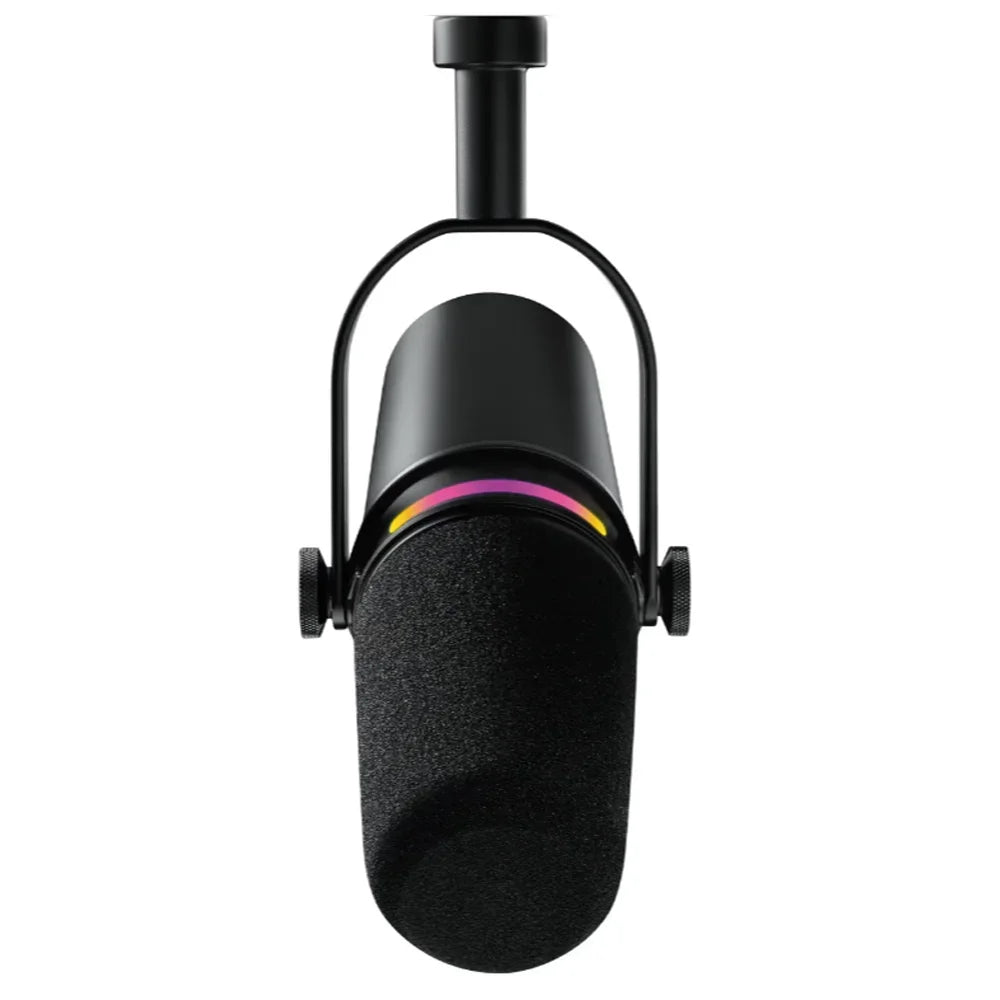 MV7 + Podcast Microphone With Voice Isolation Technology And LED Panel MV7 + Microphone