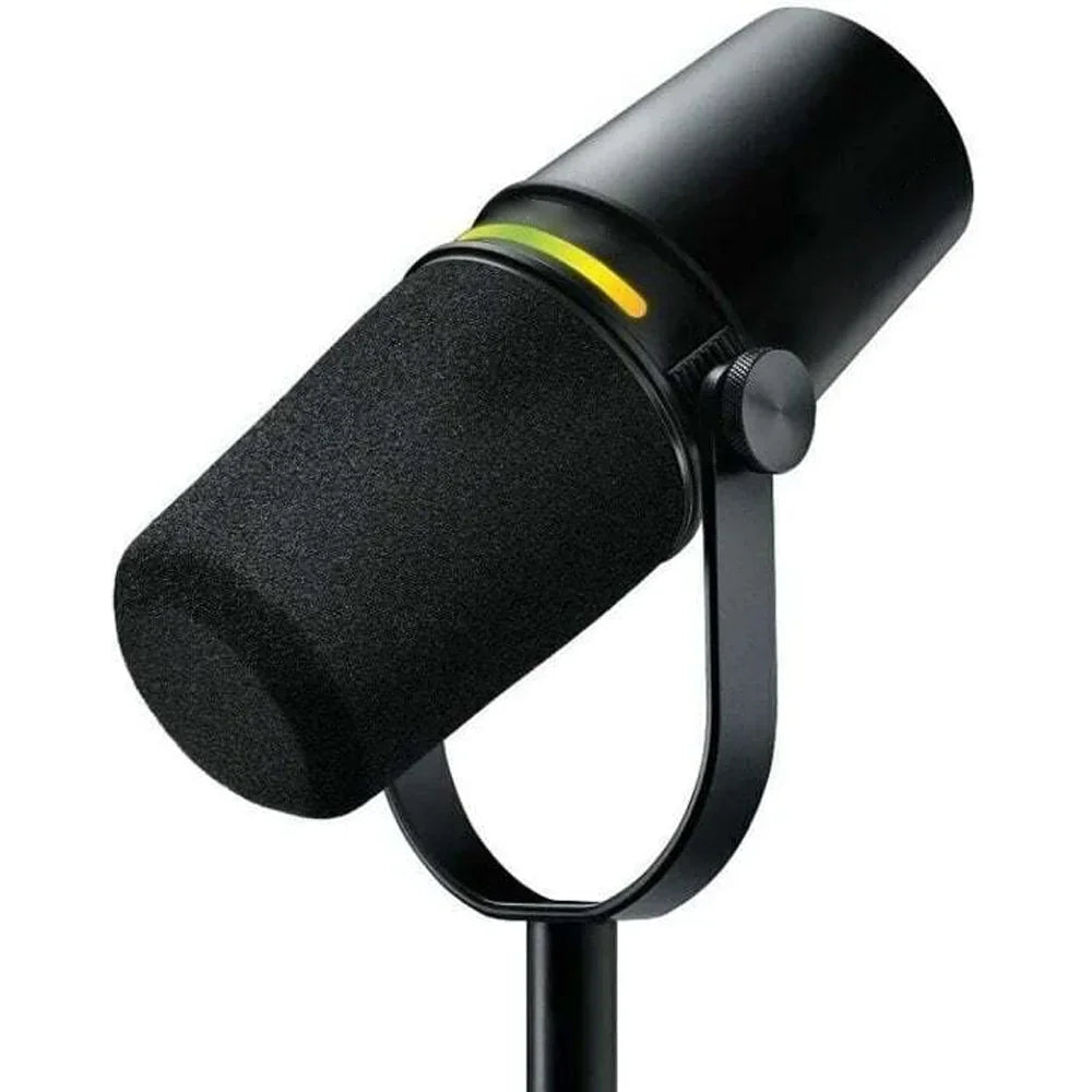MV7 + Podcast Microphone With Voice Isolation Technology And LED Panel MV7 + Microphone