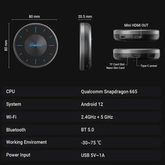 Ottocast ALL-IN-1 HDMI AI Box Wireless CarPlay & Android Auto Netflix YouTube Ottocast P3 / Yes Apple CarPlay & Android