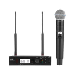 ULXD4 UHF Digital Receiver & Professional Beta58A Handheld Microphone ULXD4 + Beta58A Microphone