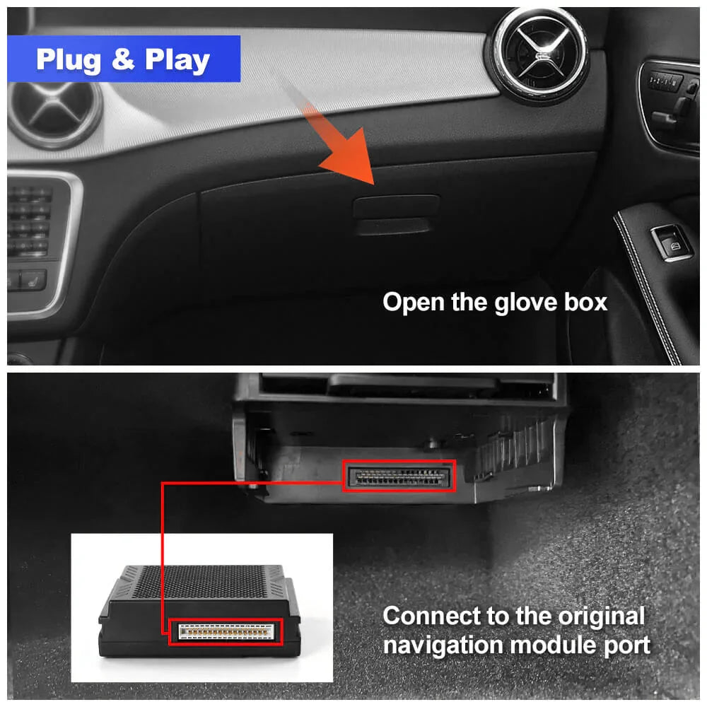 Wireless CarPlay & Android Auto for Mercedes Benz A/B/C/E/CLA/GLA/GLK/ML NTG4.5 NTG4.5 Apple CarPlay & Android Auto