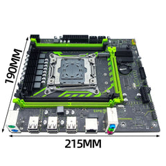 X99-8D4 ATX Motherboard Set + Xeon E5 2630 V4 CPU + 16GB DDR4 2133MHZ RAM Bundle Motherboard