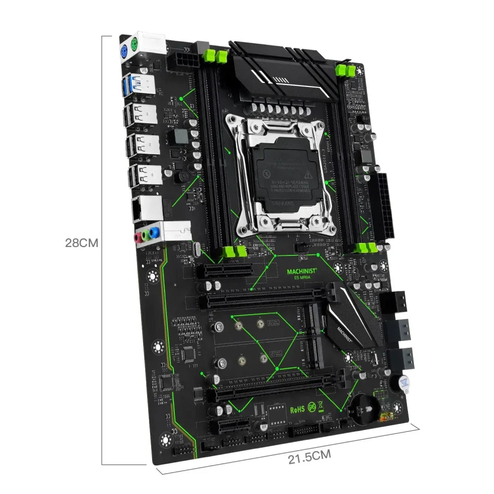 X99 MR9A V1.0 ATX Motherboard DDR4 NVMe M.2 LGA2011-3 for Xeon E5 V3 V4 CPUs X99 LGA2011-3 Motherboard