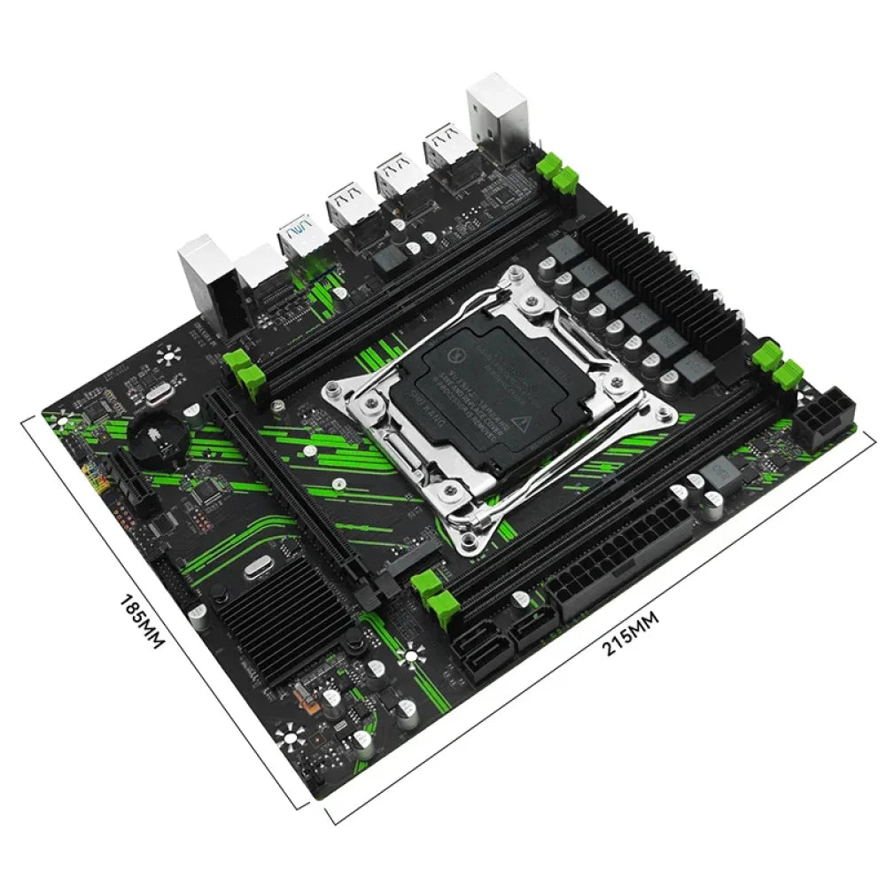 X99 PR9 LGA2011-3 Gaming mATX Motherboard + E5 2680 V3 CPU + 16GB DDR4 RAM Kit Motherboard
