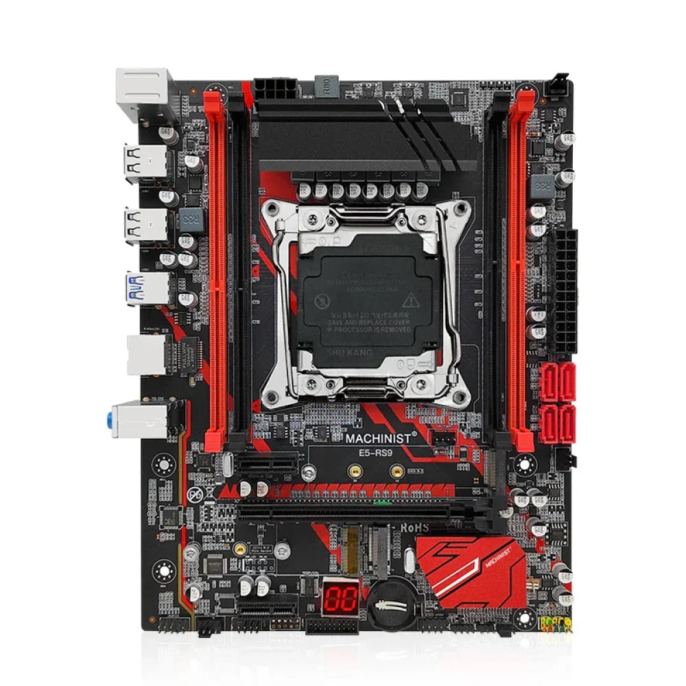 X99 RS9 LGA2011-3 mATX Motherboard + Xeon E5 2676 V3 CPU + 16GB DDR4 RAM Kit Motherboard